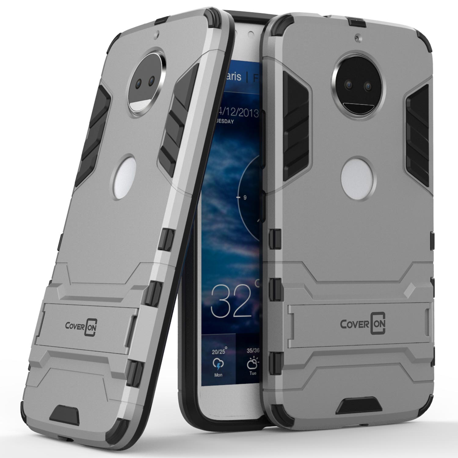 For Motorola Moto G5S Plus Phone Case Armor Kickstand Slim