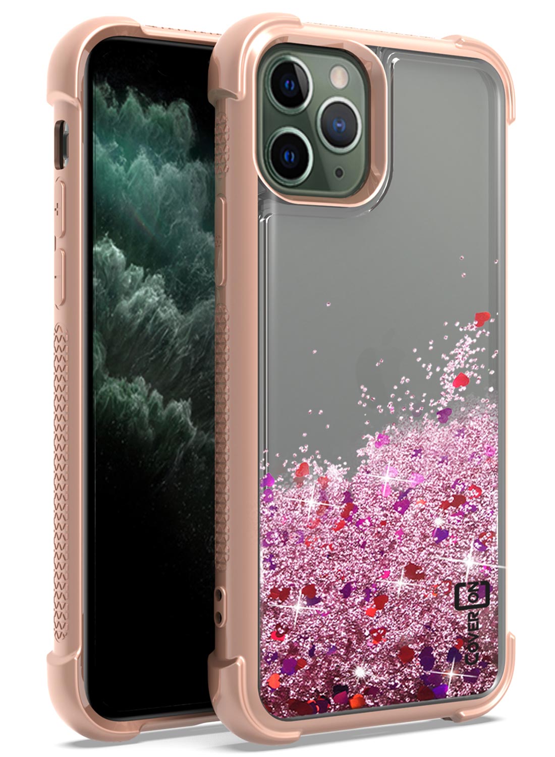 For Apple iPhone 11 Pro Max Case Glitter Bling TPU Rubber Slim Clear