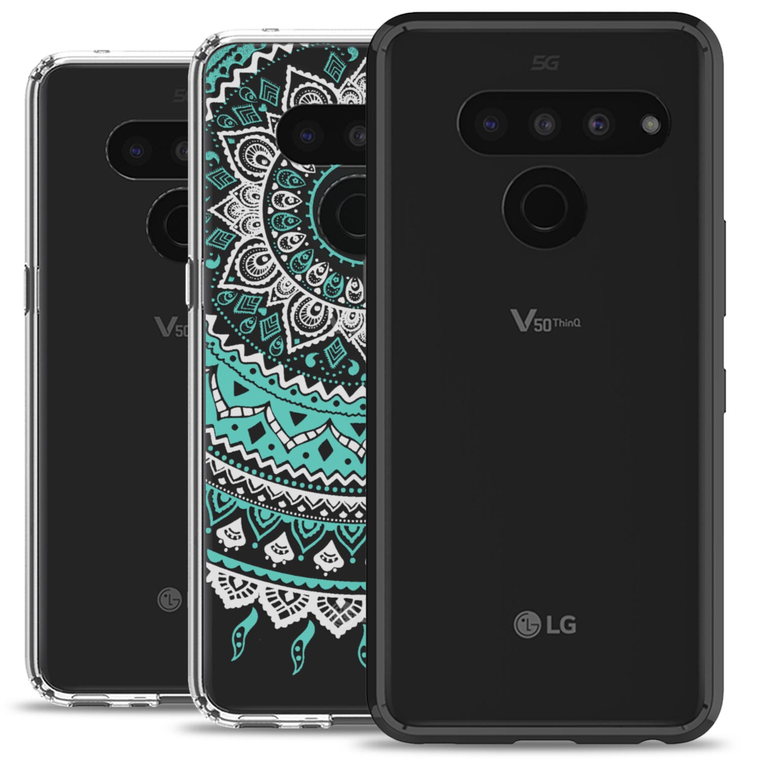 CoverON For LG V50 ThinQ Clear Case Protective Hard Slim Phone Cover