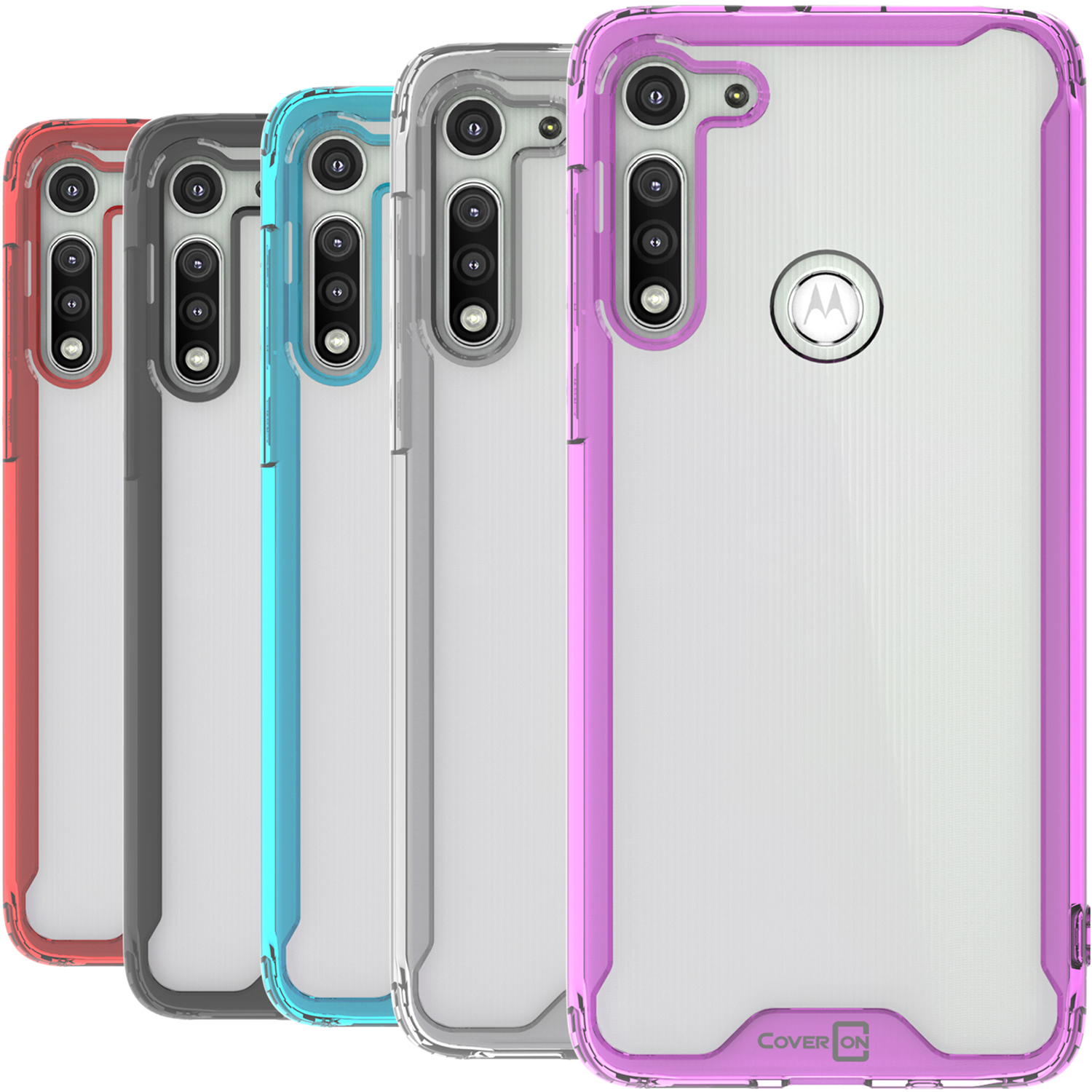 Slim Phone Case Fit Motorola Moto G Fast Clear Cover and
