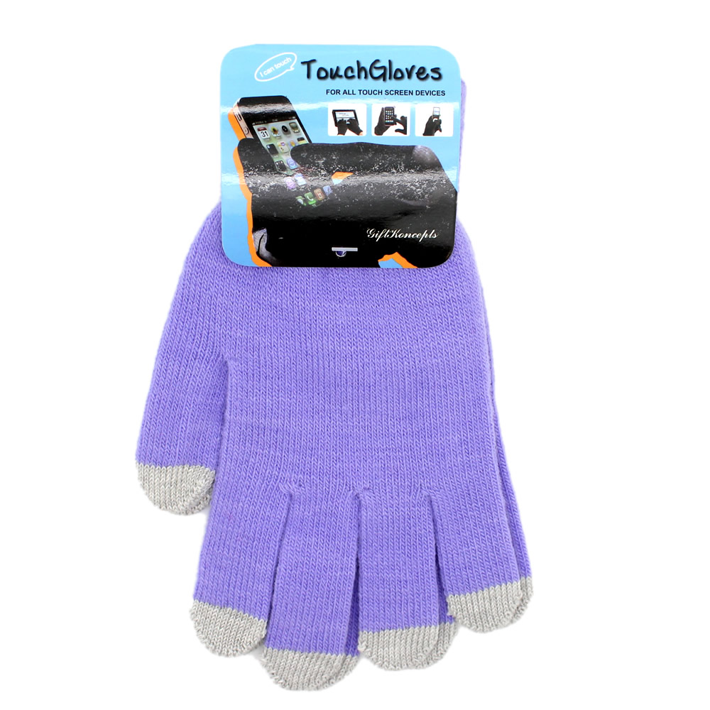 Light Purple One Size Fits All Touchscreen Multi Purpose Work Winter