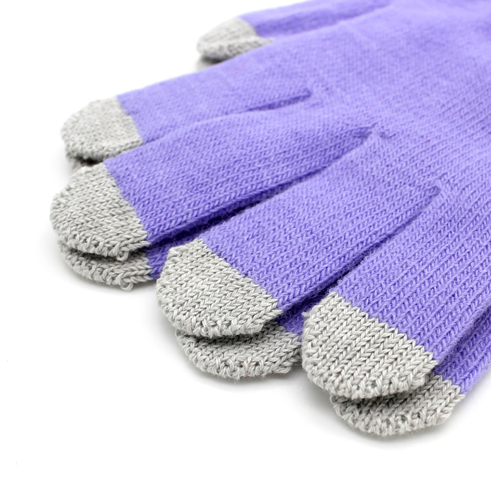 Light Purple One Size Fits All Touchscreen Multi Purpose Work Winter