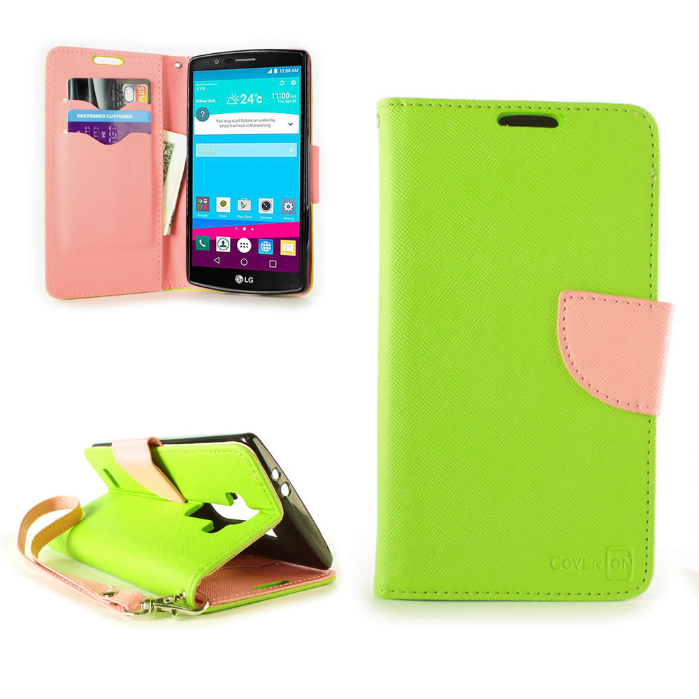 LG G4 (2015) Wallet Case Folio ID Credit Card Holder Pouch Phone Cover | eBay