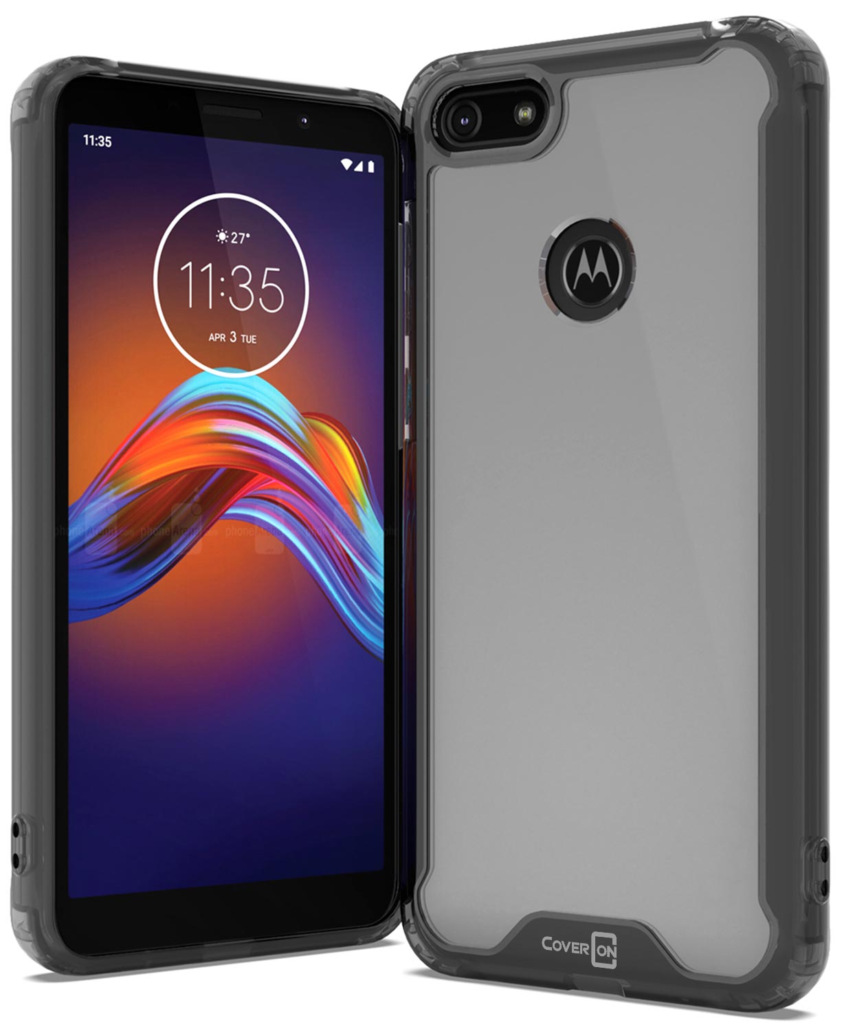For Motorola Moto E6 Play Case Clear Protective Hard Slim