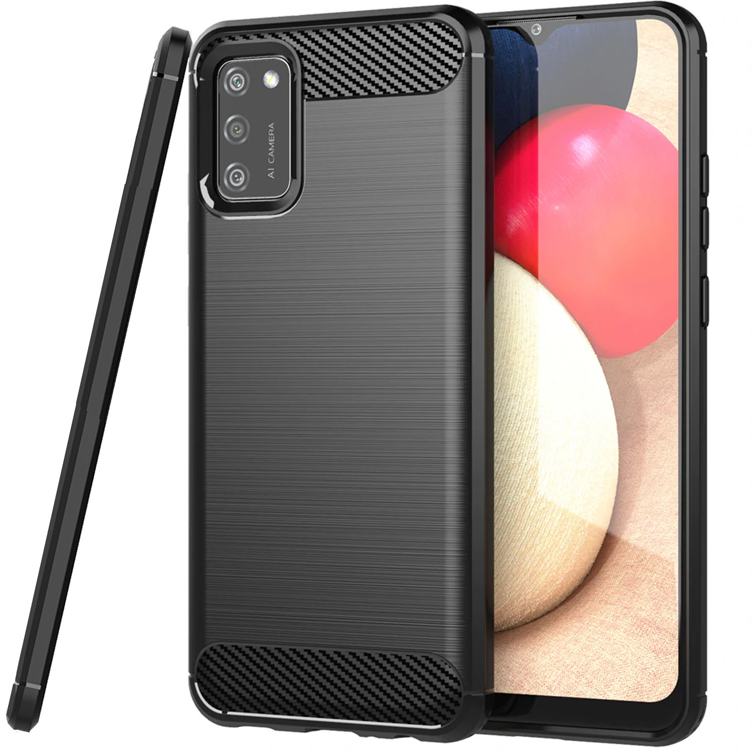 For Samsung Galaxy A02s Phone Case Slim Lightweight Minimal Cover TPU Skin Black eBay