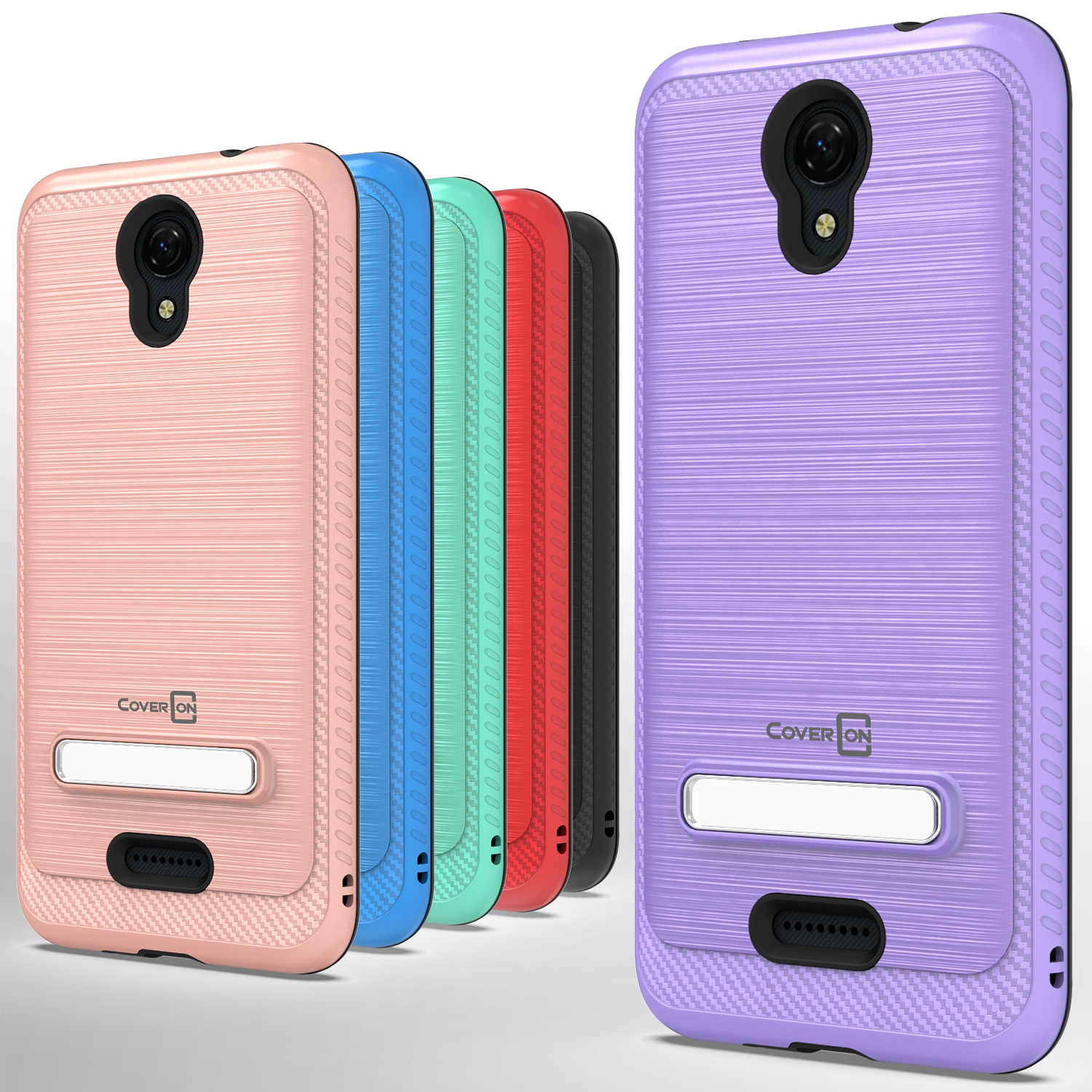 For Cricket Icon 2 Phone Case Heavy Duty Metal Kickstand Hard Cover eBay