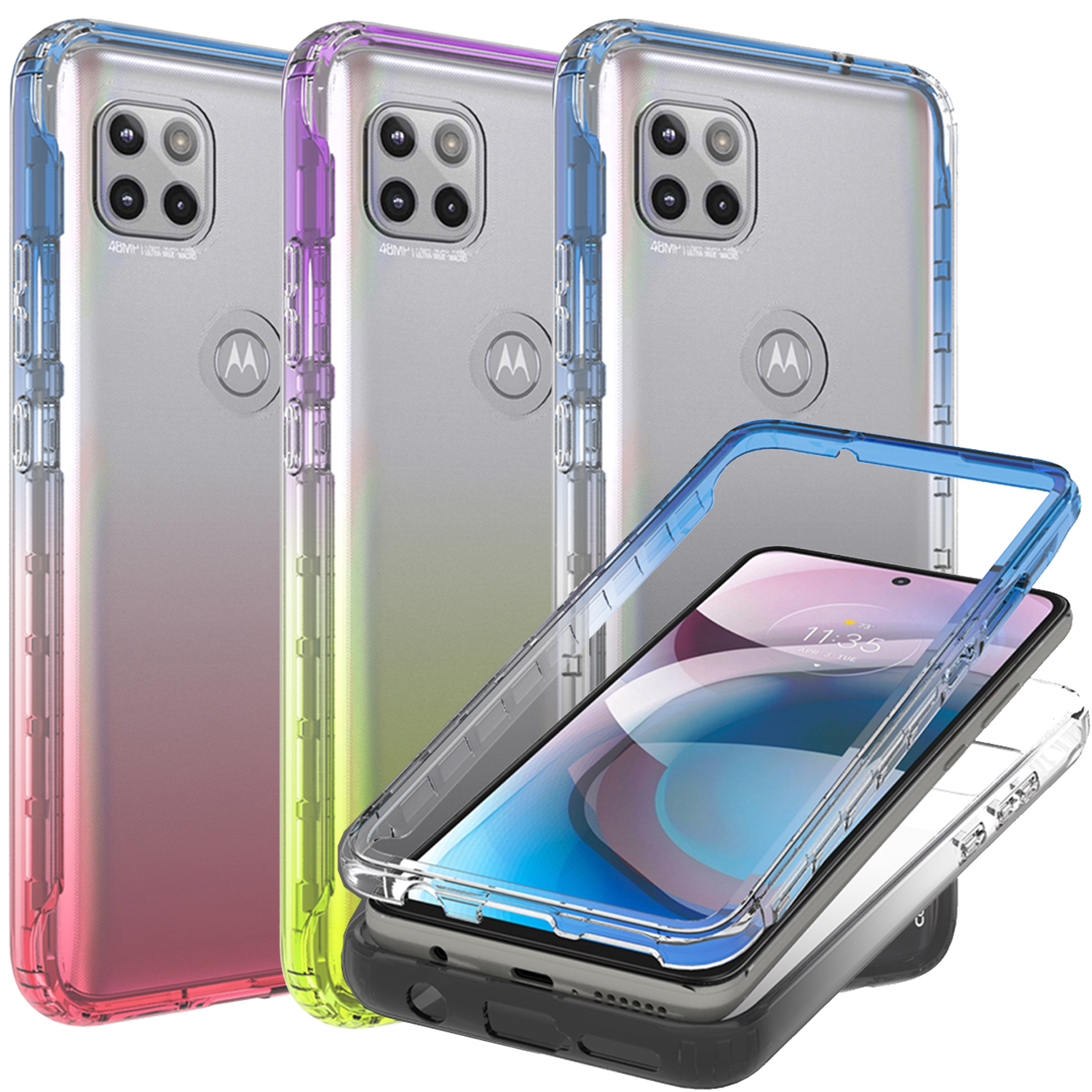 For Motorola Moto G 5G / One 5G Ace Phone Case Clear Full