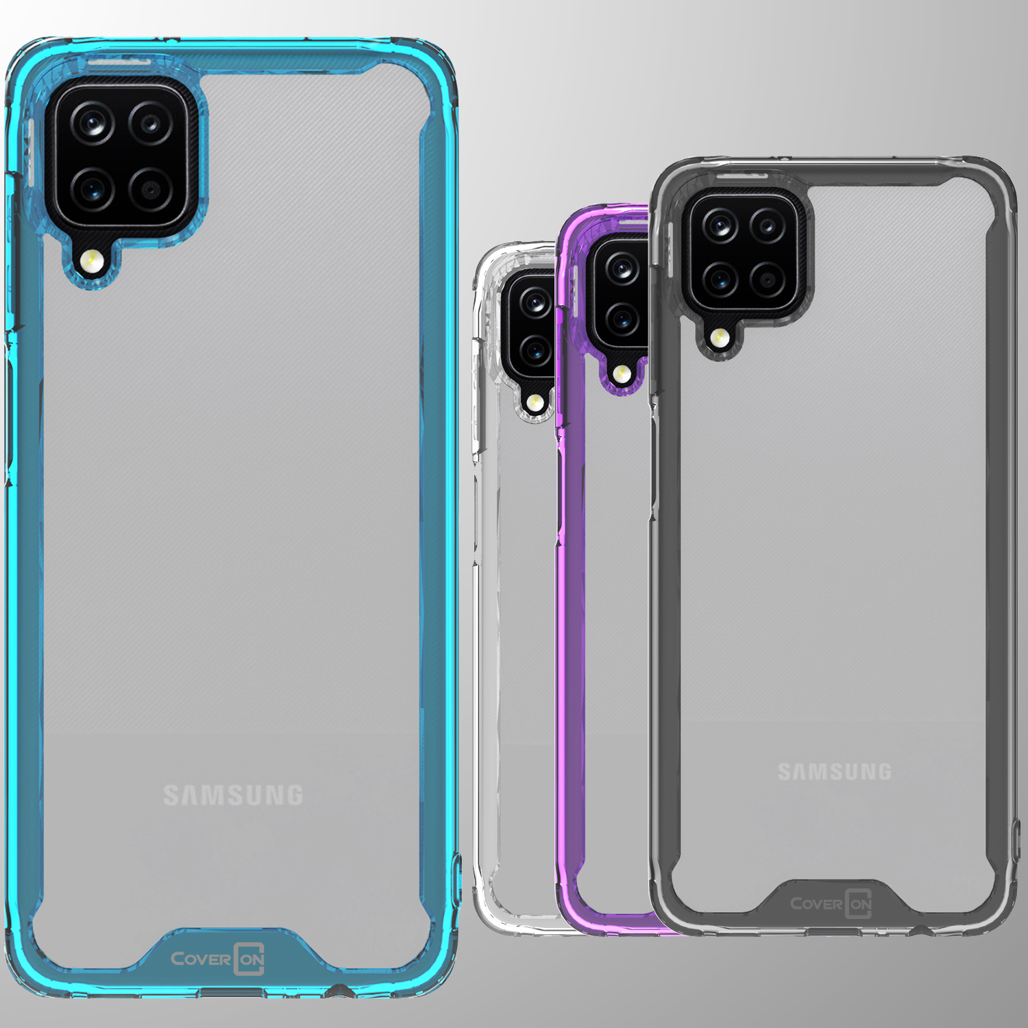 For Samsung Galaxy A12 5G Phone Case Clear Hard Slim Protective TPU