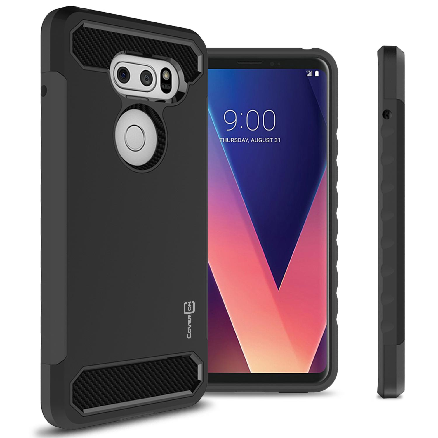 For LG V30 / V30 Plus / V35 ThinQ Case Hard Armor Phone Cover with