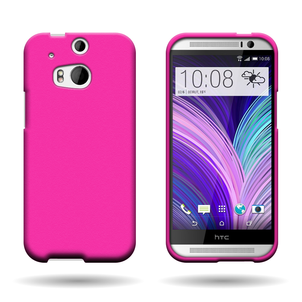 For Htc One M8 Brand New Hard Rubberized Plastic Matte Phone Cover Case Ebay