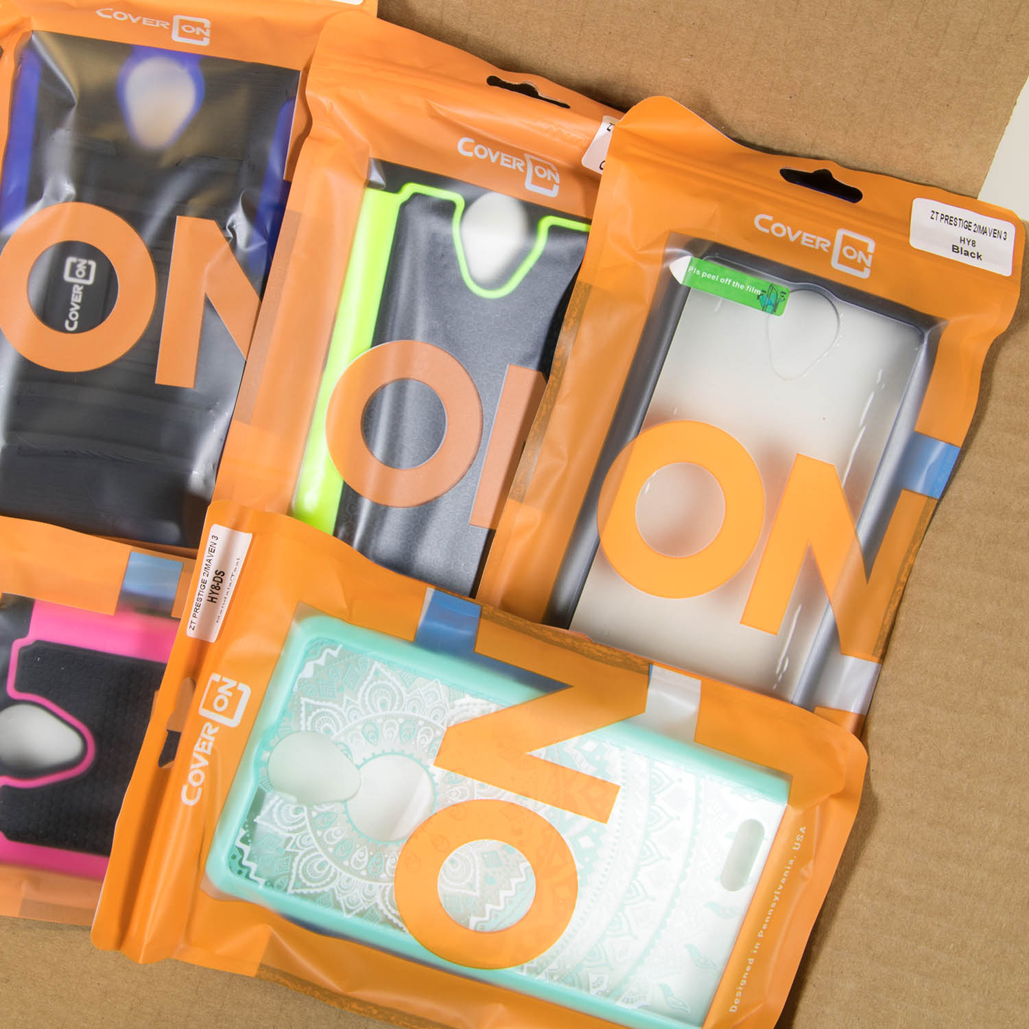 Wholesale Bulk Lot of 70 ZTE Prestige 2 Mixed Phone Cases Various